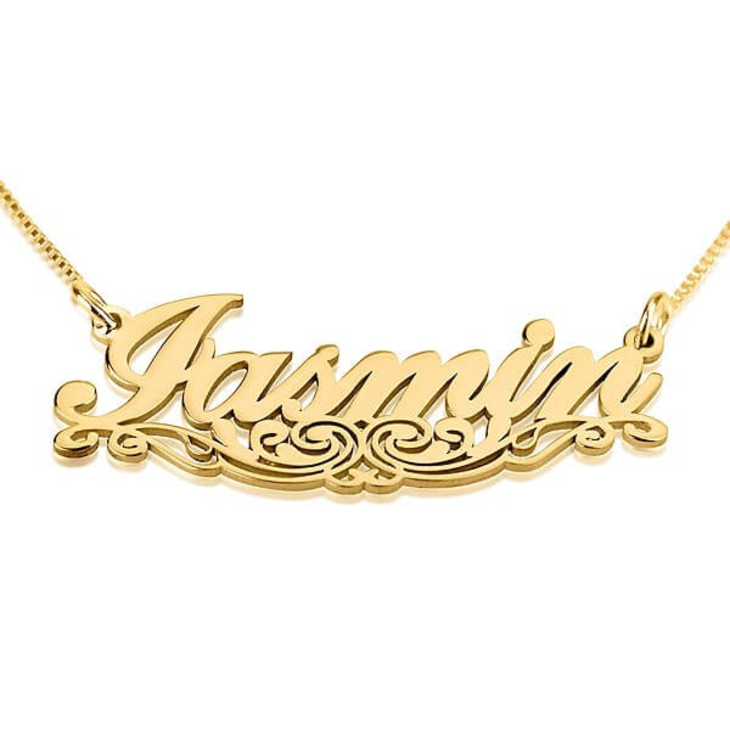 Underlined Name Necklace