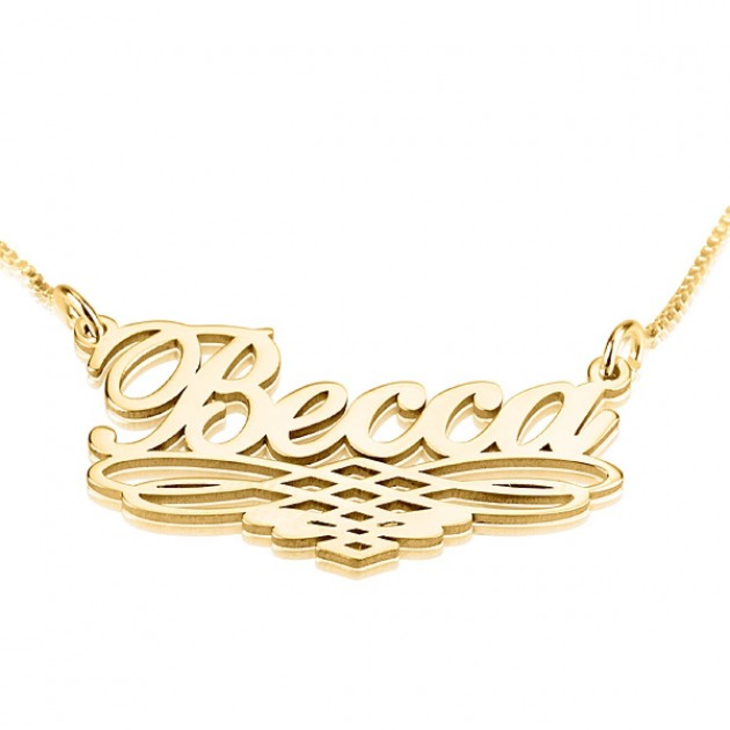 Underlined Name Necklace