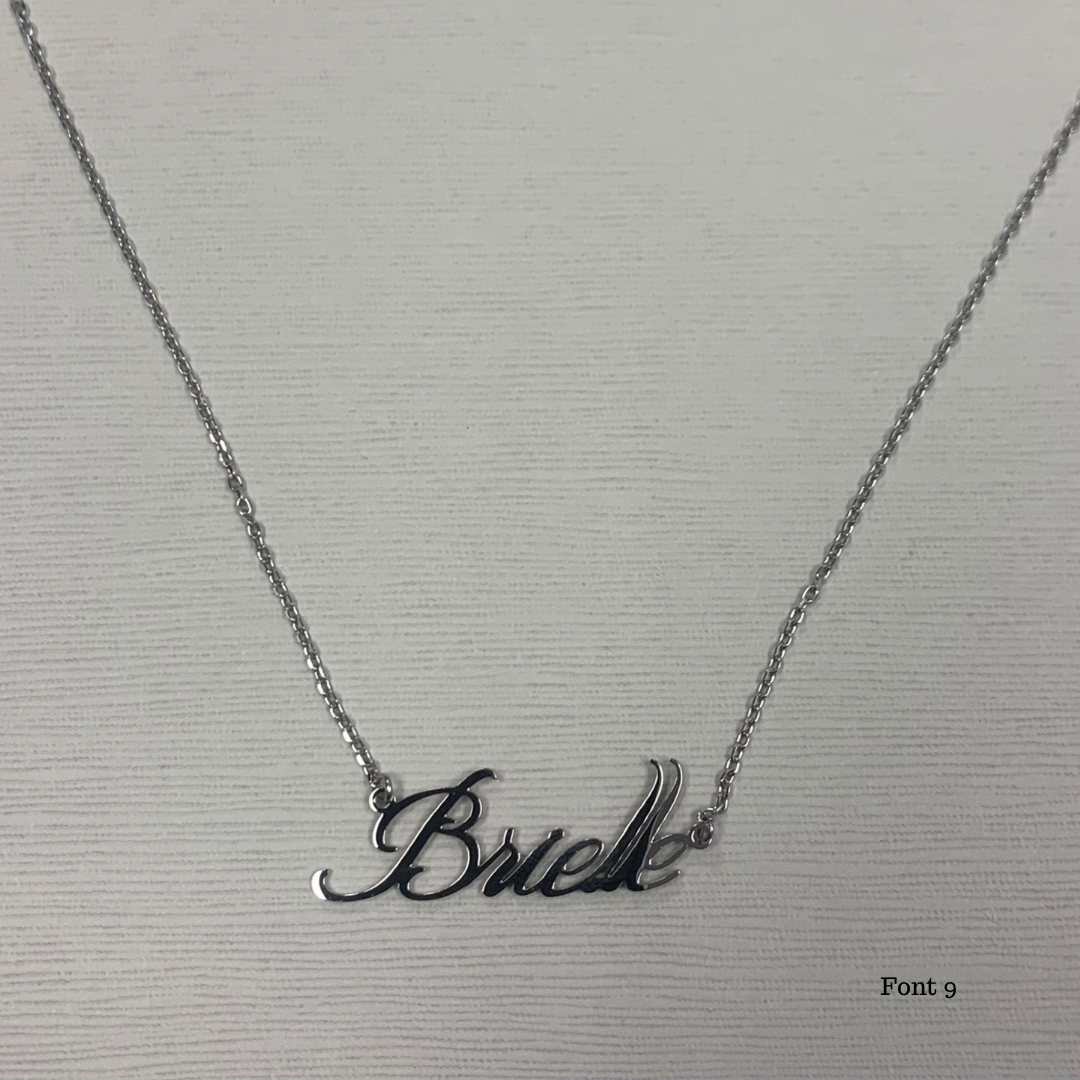 Signature Name Necklaces