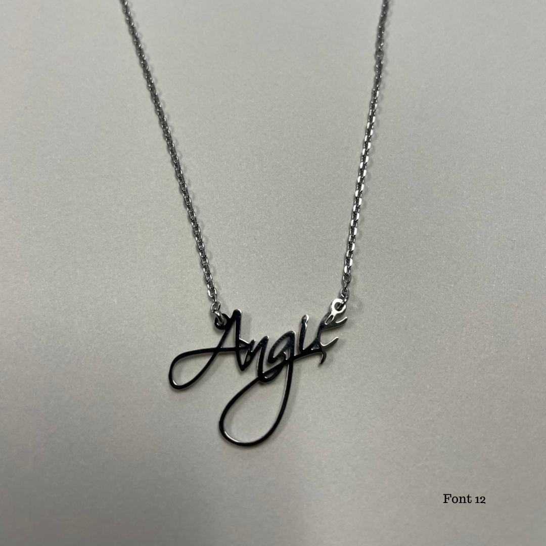 Signature Name Necklaces