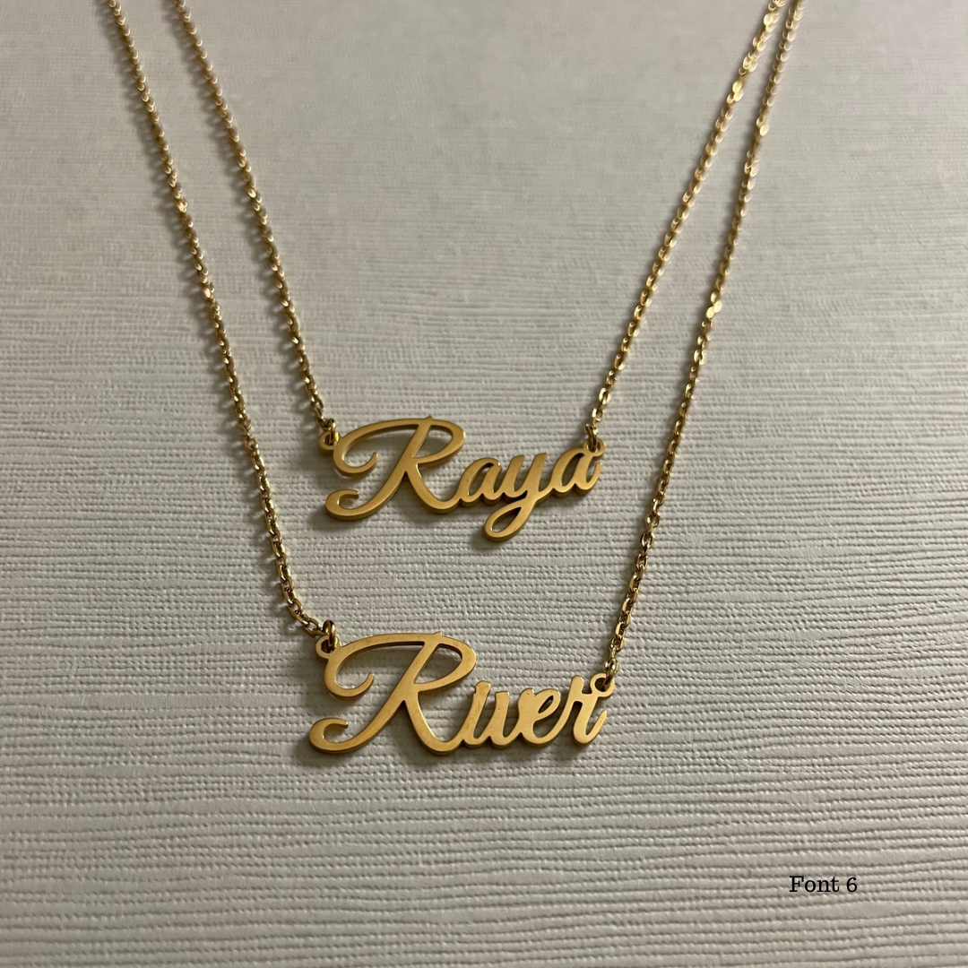 Two Name Layered Necklace