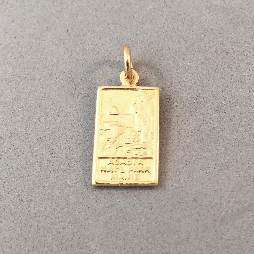 Acadia Gold Plated Charm