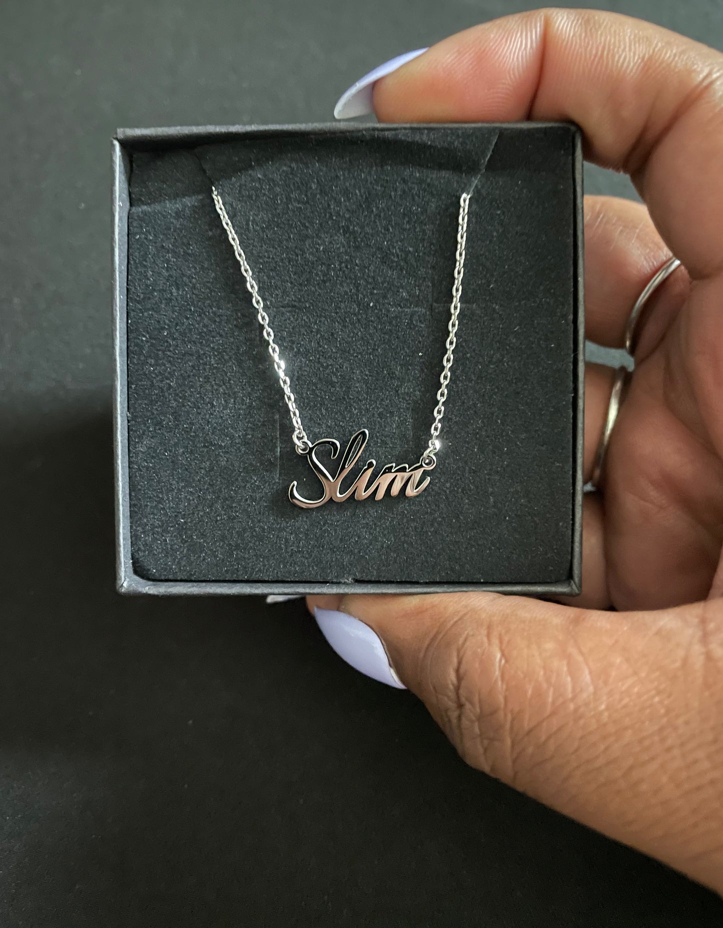 Light Cursive Name Necklace