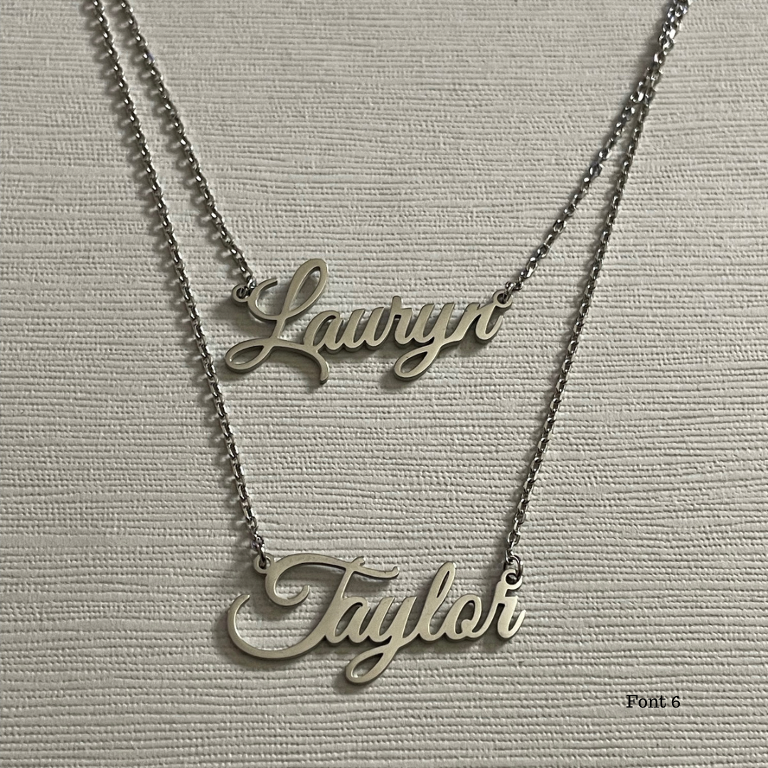 Two Name Layered Necklace