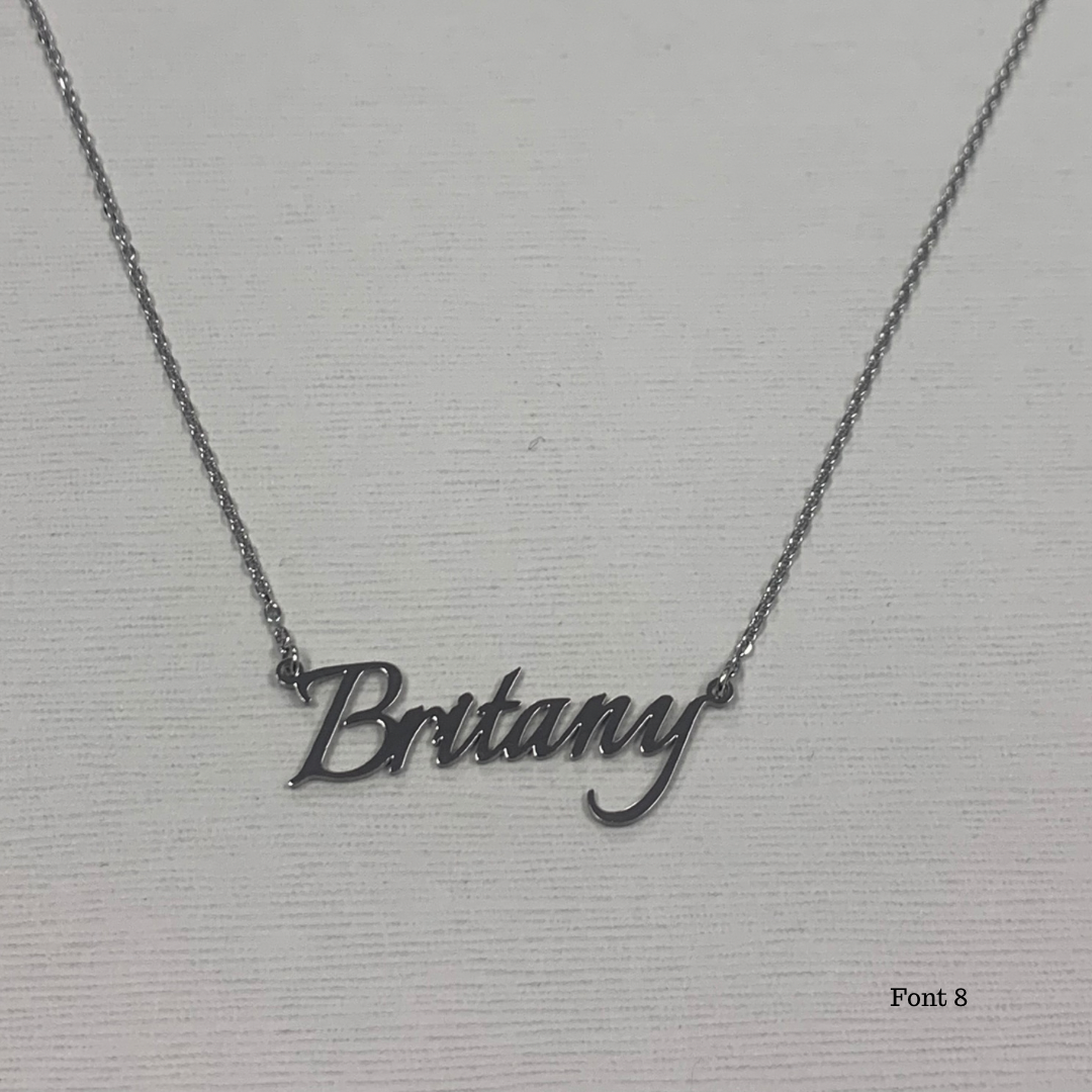 Signature Name Necklaces