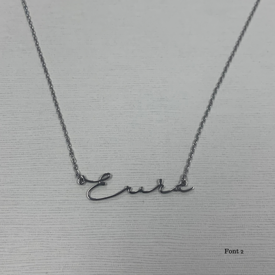 Signature Name Necklaces