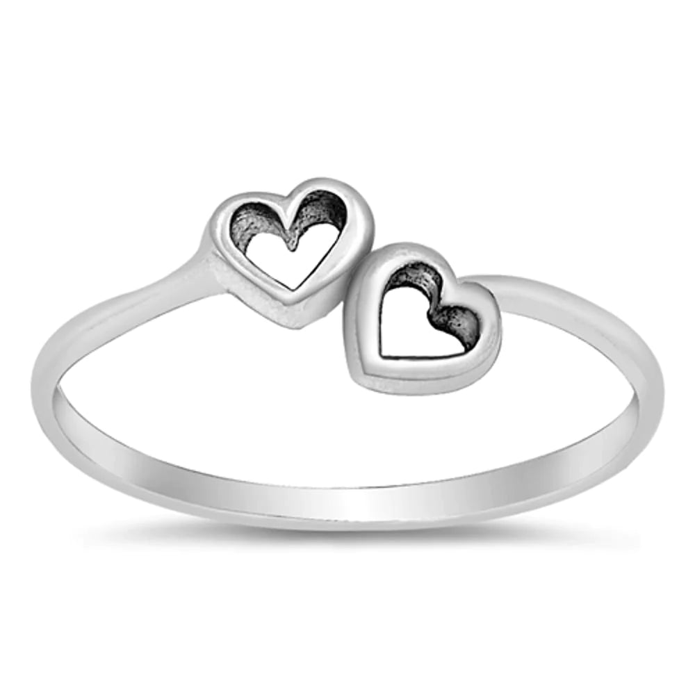 Double Heart Ring