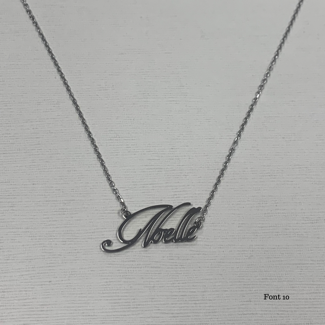 Signature Name Necklaces