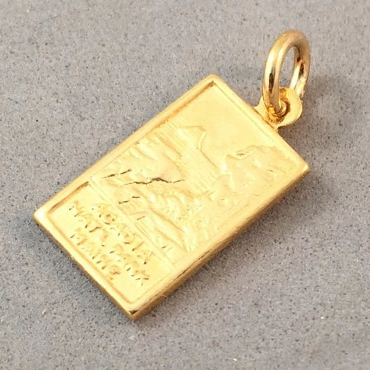 Acadia Gold Plated Charm