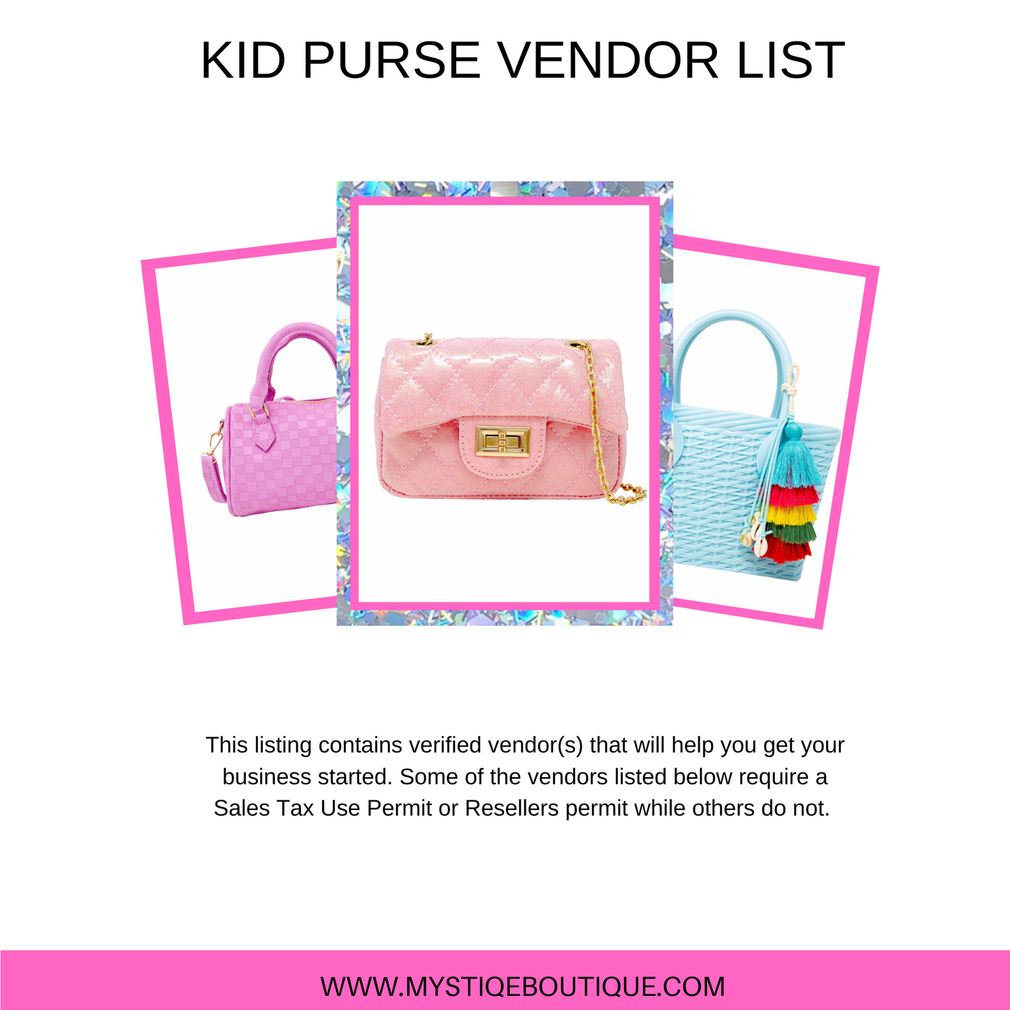 Kid Purse Vendor List