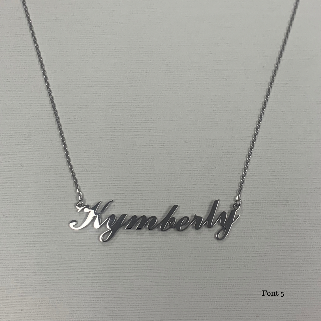 Signature Name Necklaces