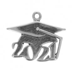 Graduation 2021 with Cap Charm