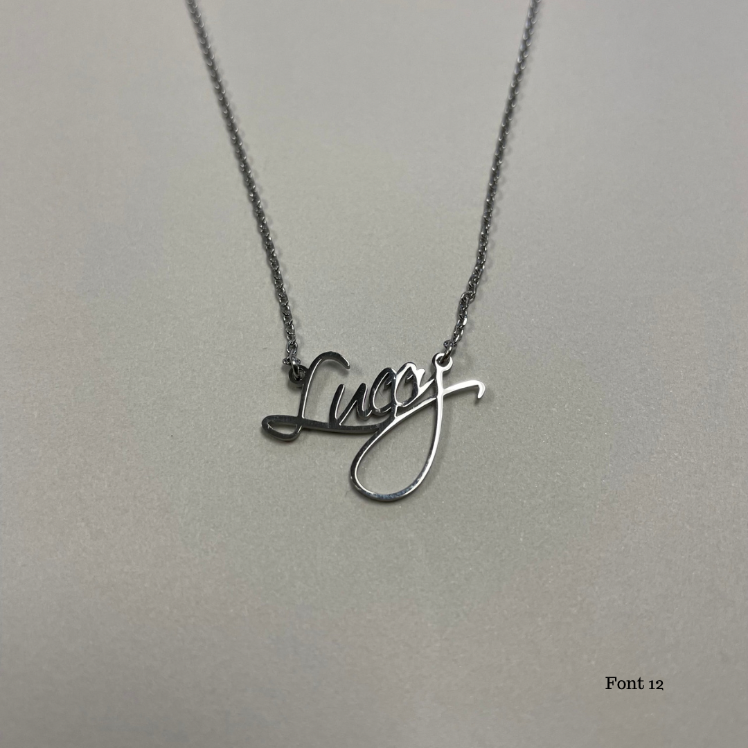 Signature Name Necklaces