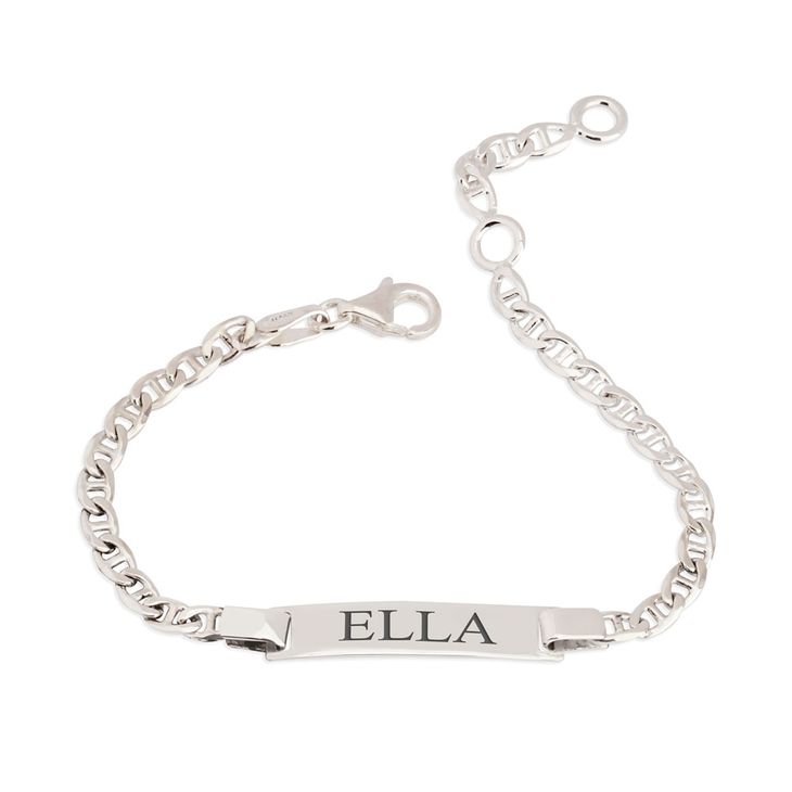 Engraved Bar Bracelet for Kids