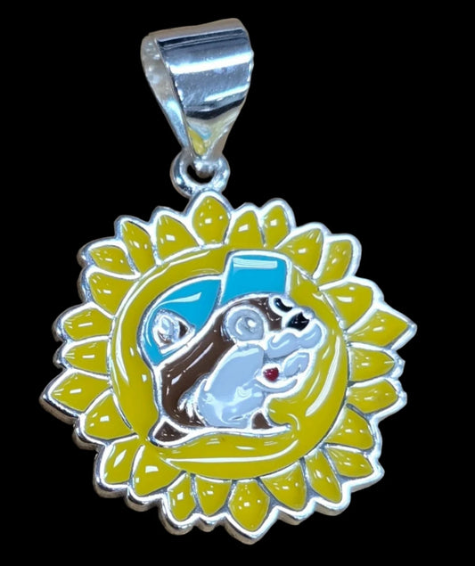 Yellow Sunflower Charm