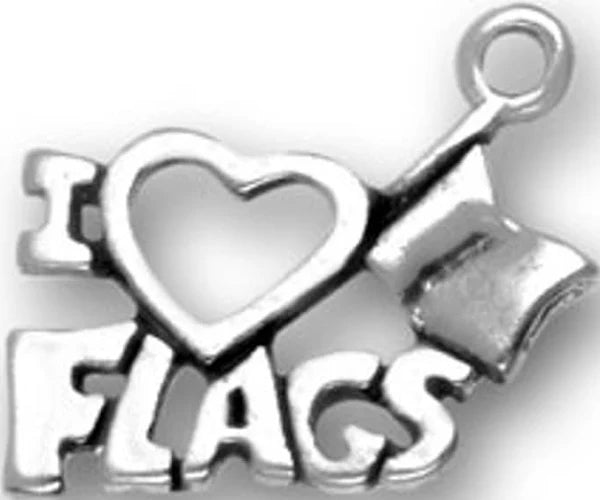 I Love Flags with Heart