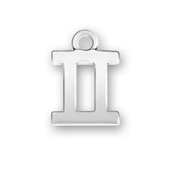 Roman Numeral II Charm