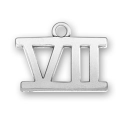 Roman Numeral VII Charm