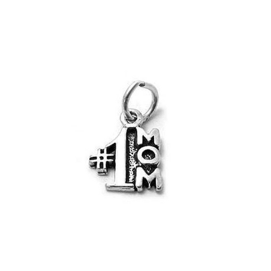 "#1 Mom" Calligraphy Charm