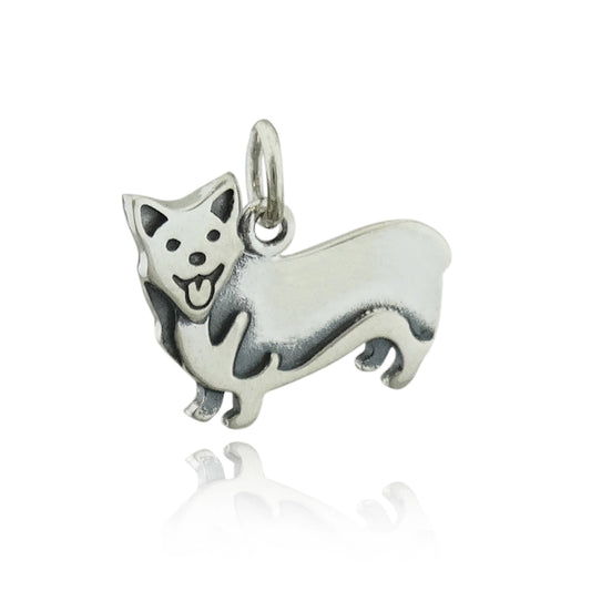 Charm detallado de perro Corgi galés