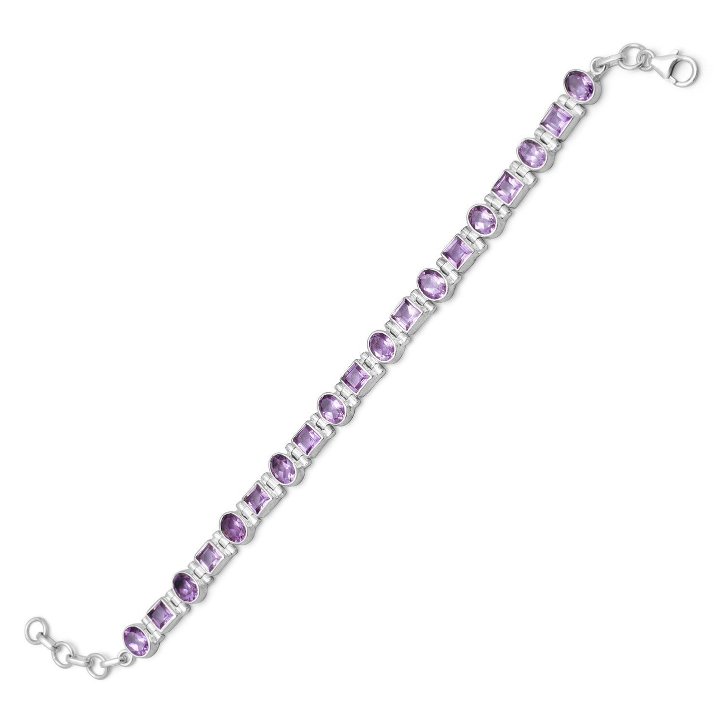 7"+.5" Extension Amethyst Bracelet