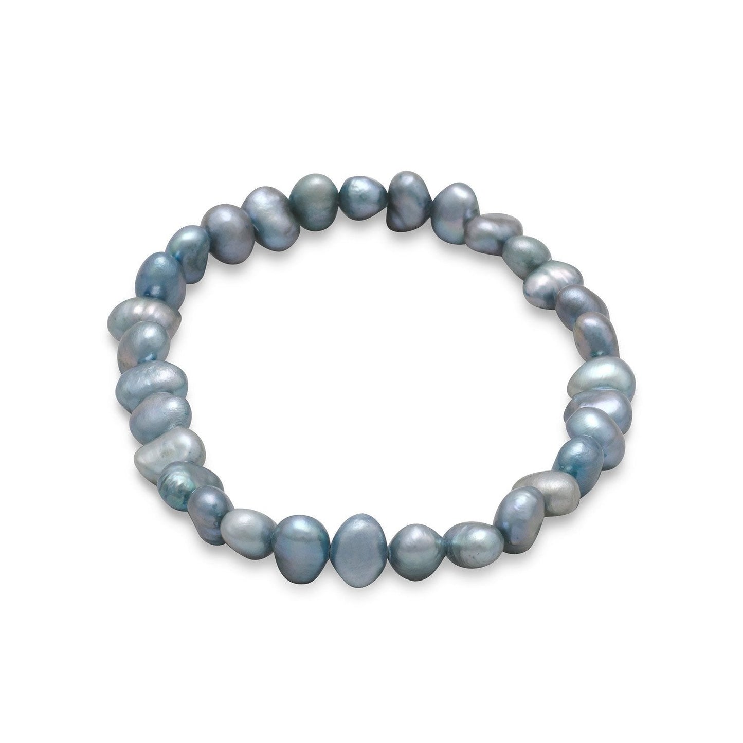 Sage Cultured Freshwater Pearl Stretch Bracelet