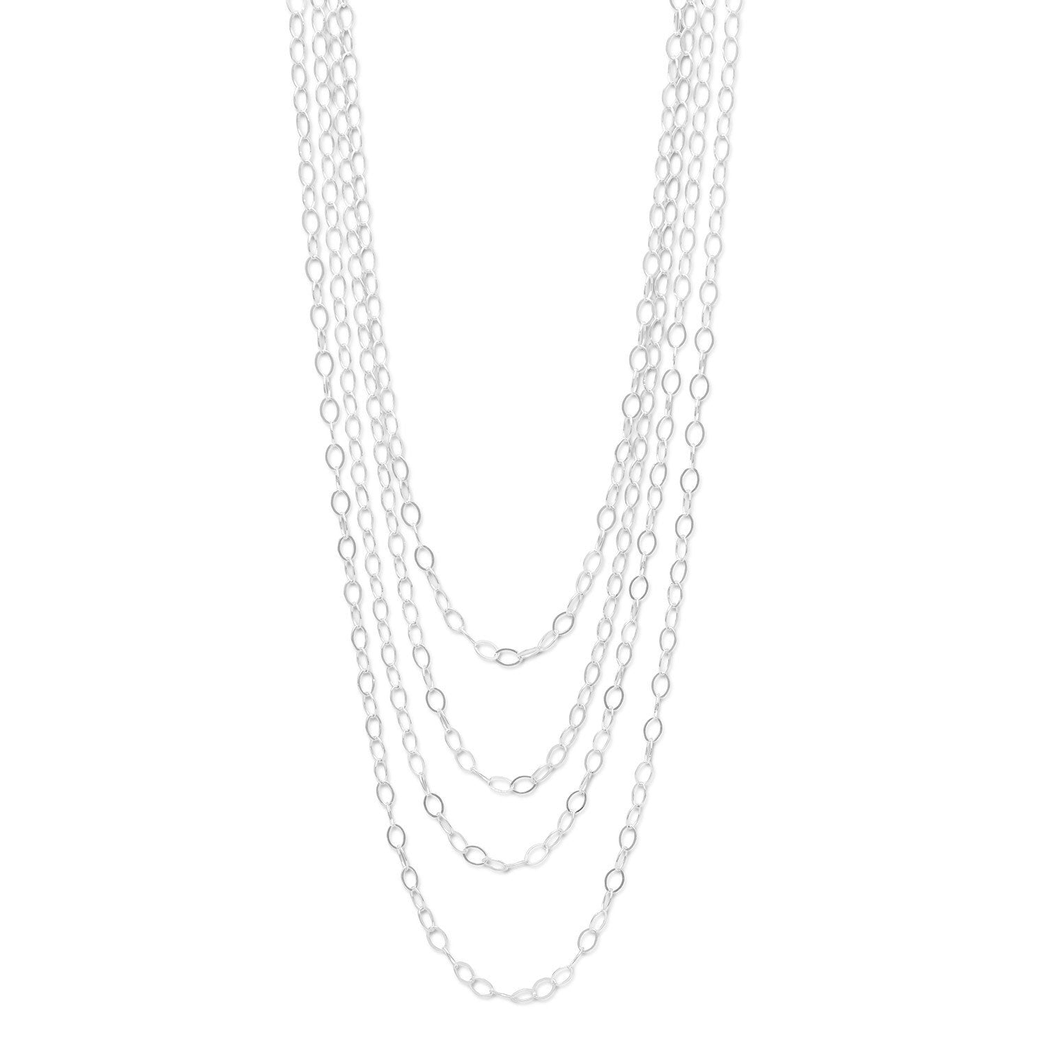 100" Open Link Cable Necklace