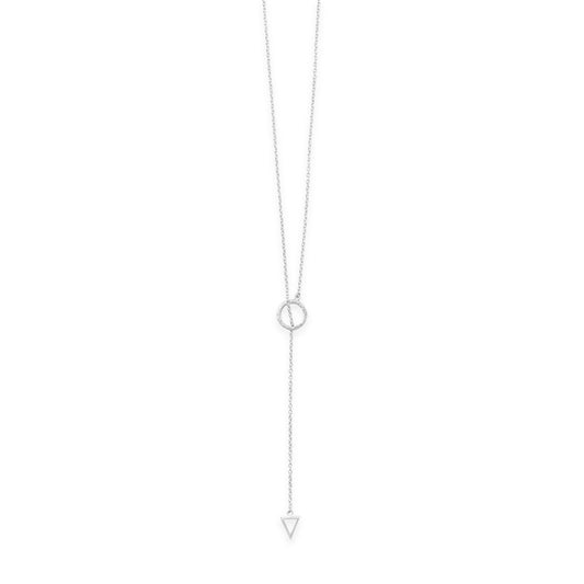 24" Multishape Lariat Necklace