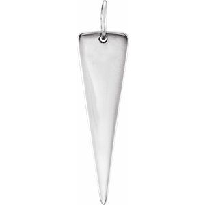 Sterling Silver Triangle Pendant