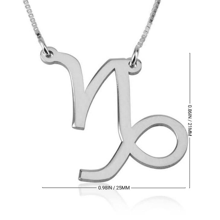 Capricorn Zodiac Necklace