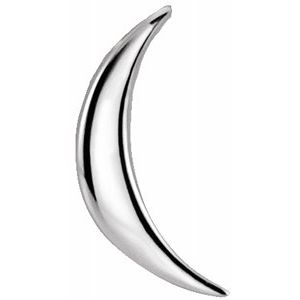 Sterling Silver Crescent Pendant