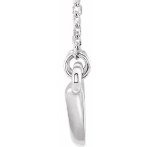 Sterling Silver Horn 16-18" Necklace