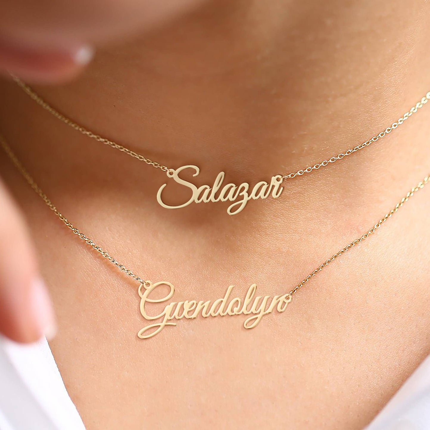 Two Name Layered Necklace