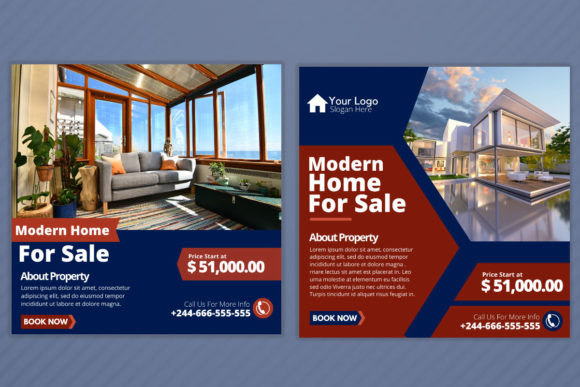 5 Real Estate Social Ads Templates