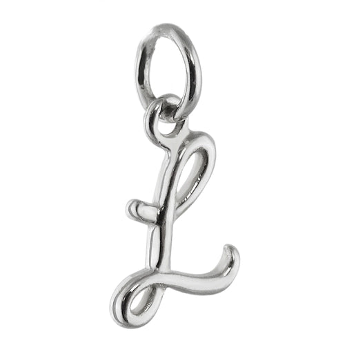 Tiny Initial Letter L Charm