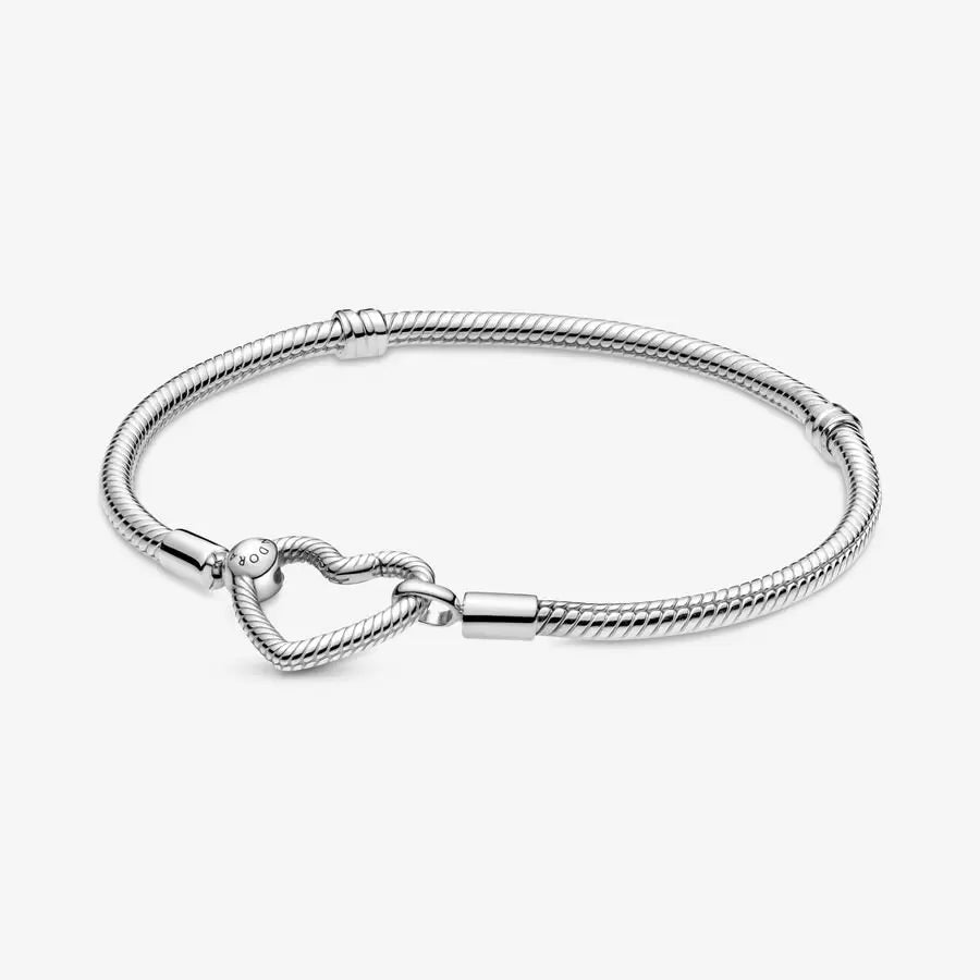 Pulsera con dijes de cadena de serpiente europea para niños/jóvenes