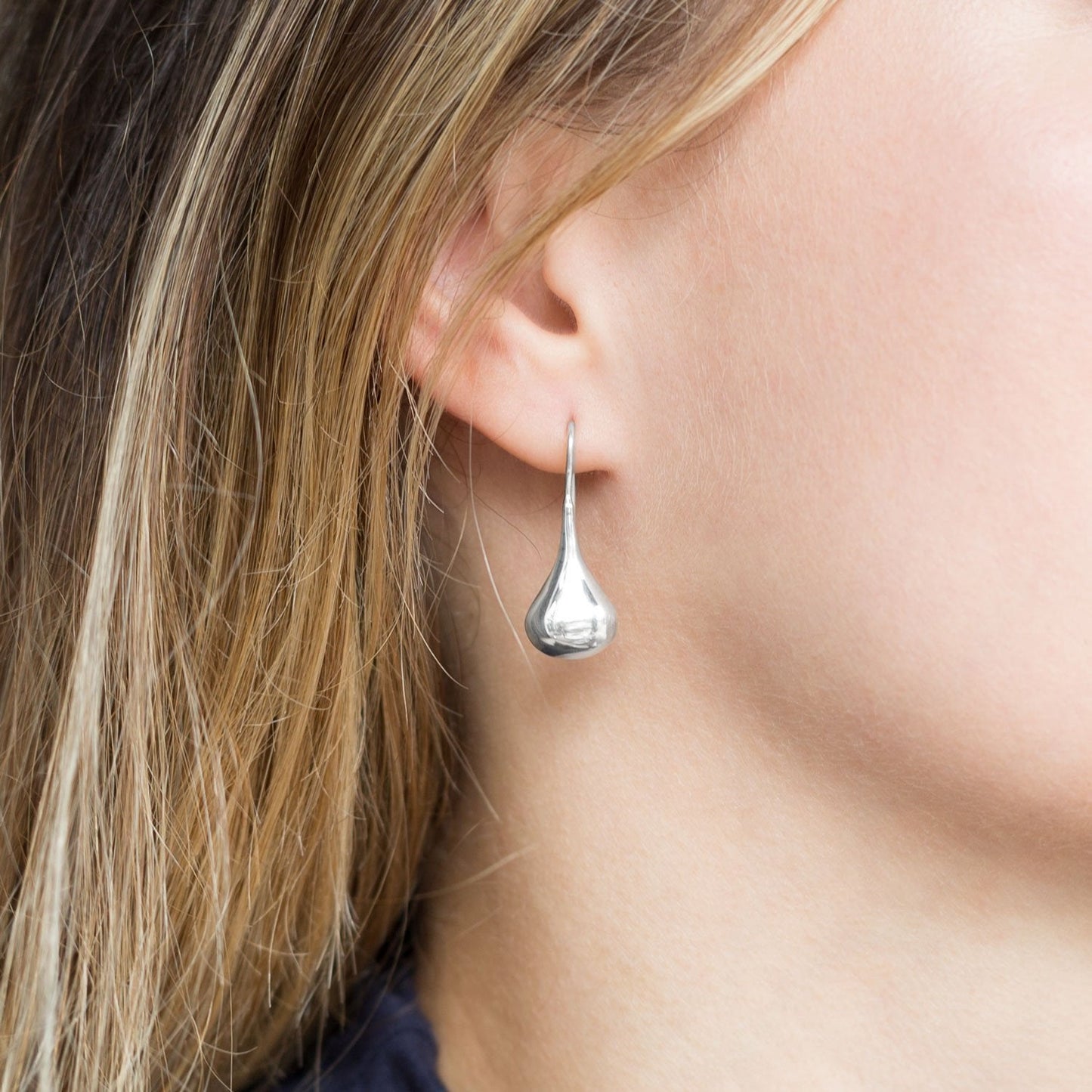 Polished Raindrop Earrings