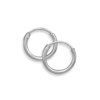 10mm Endless Hoop Earrings