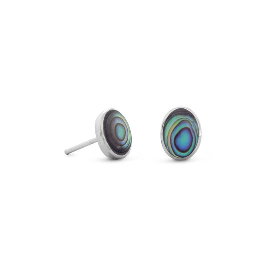 Abalone Shell Stud Earrings