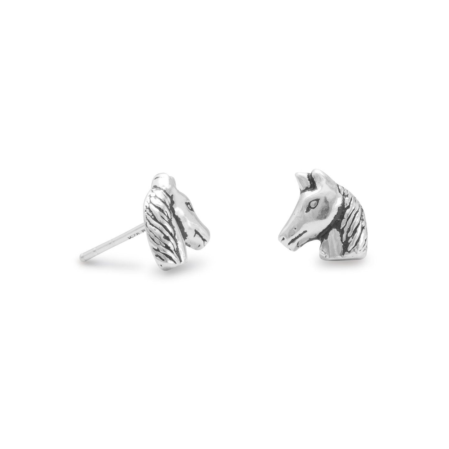 Horse Head Stud Earrings