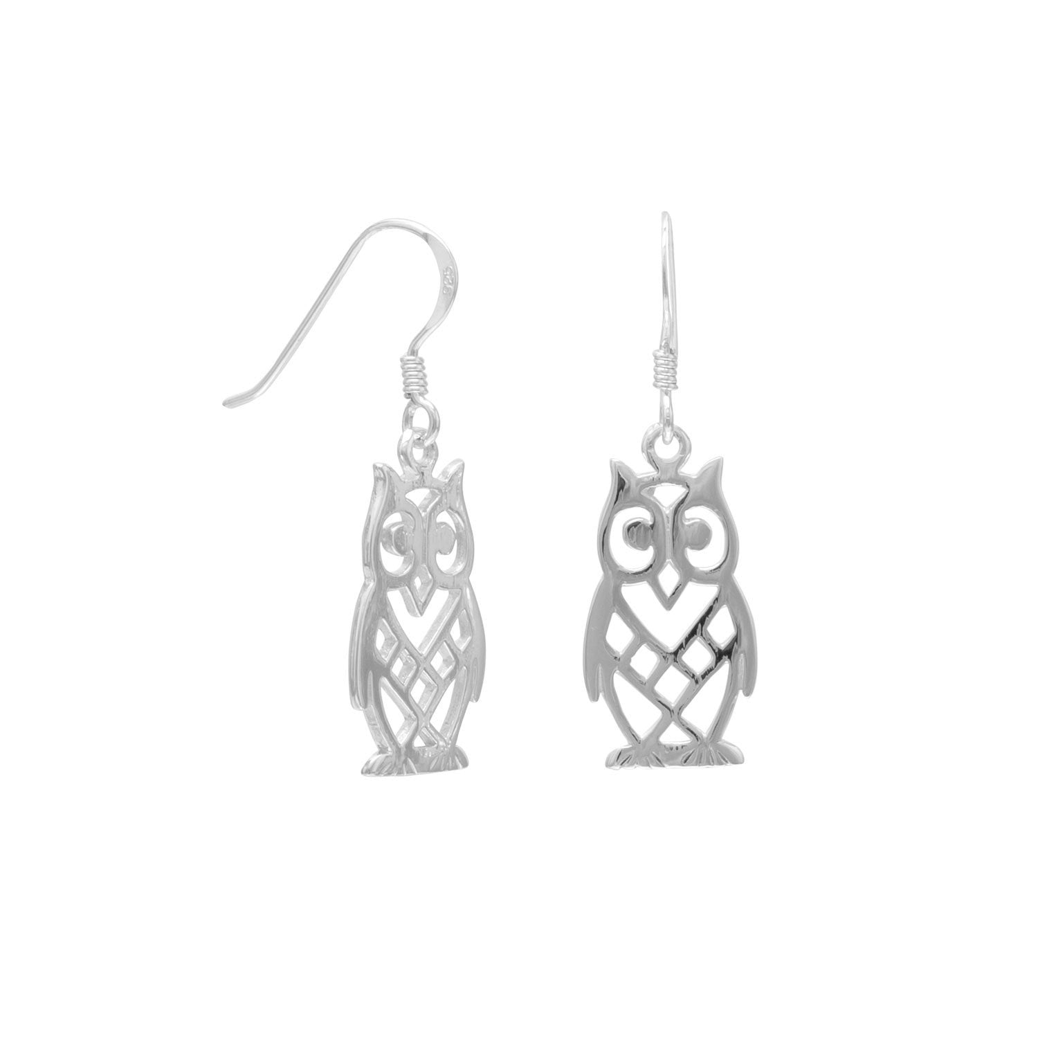 Cut Out Owl Earrings