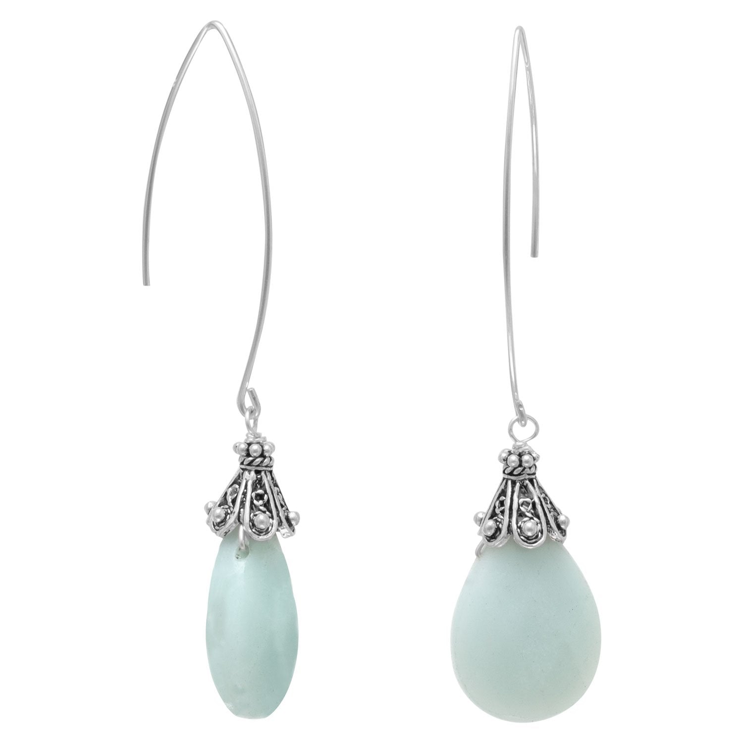 Baila Luna Mint Drop Earrings