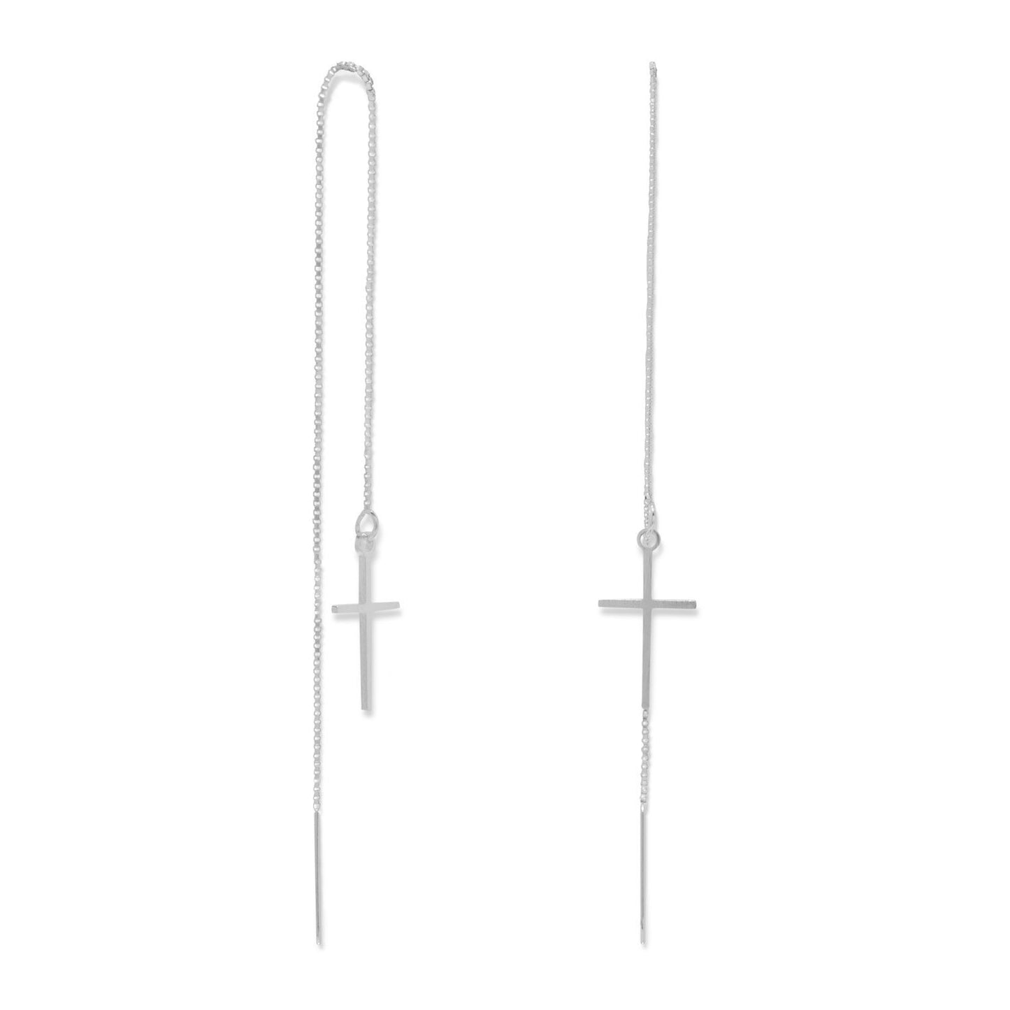 Cross Threader Earrings