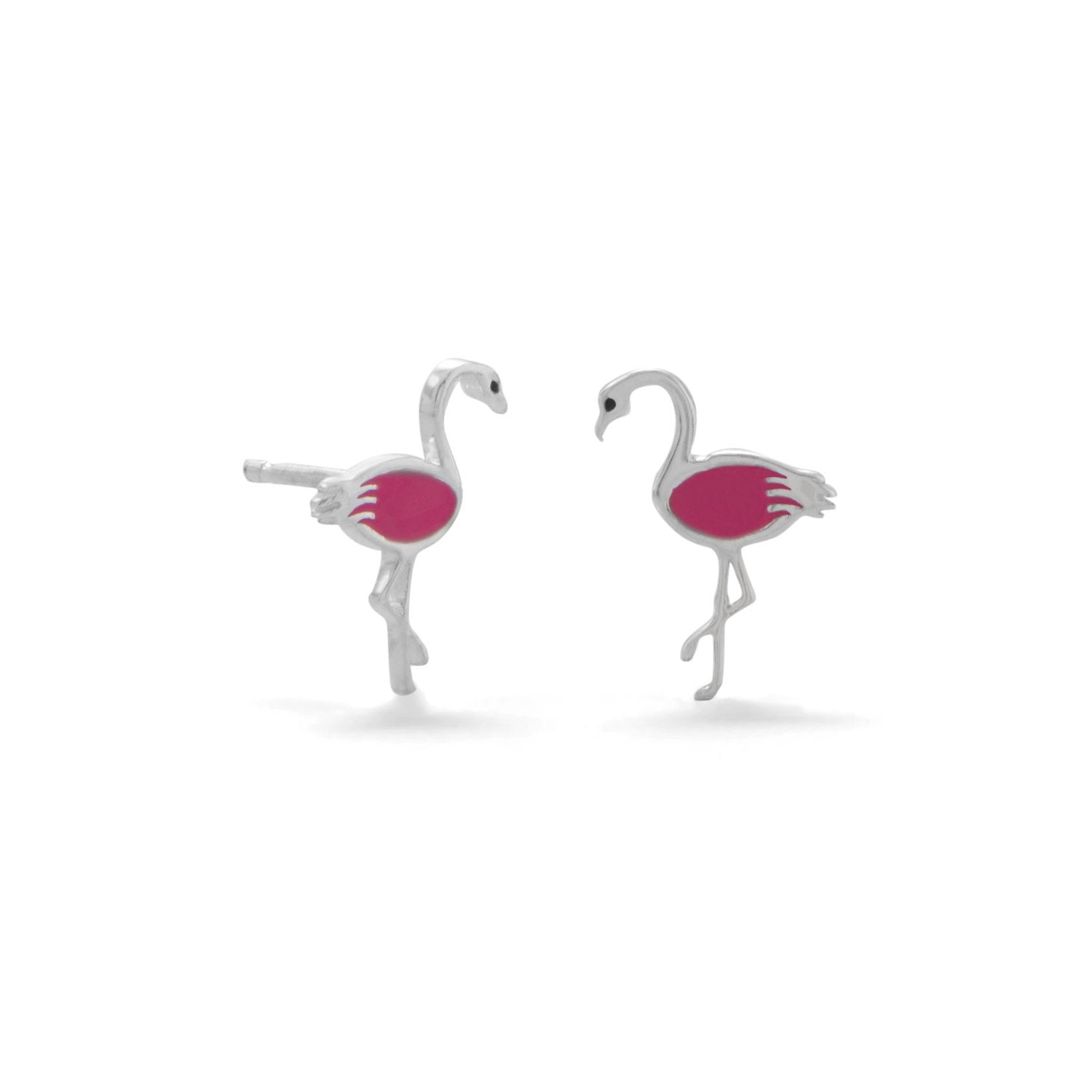 Pink Flamingo Earrings