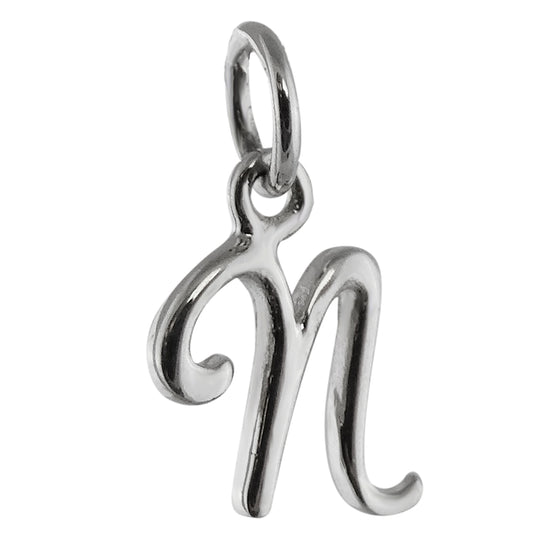 Tiny Initial Letter N Charm