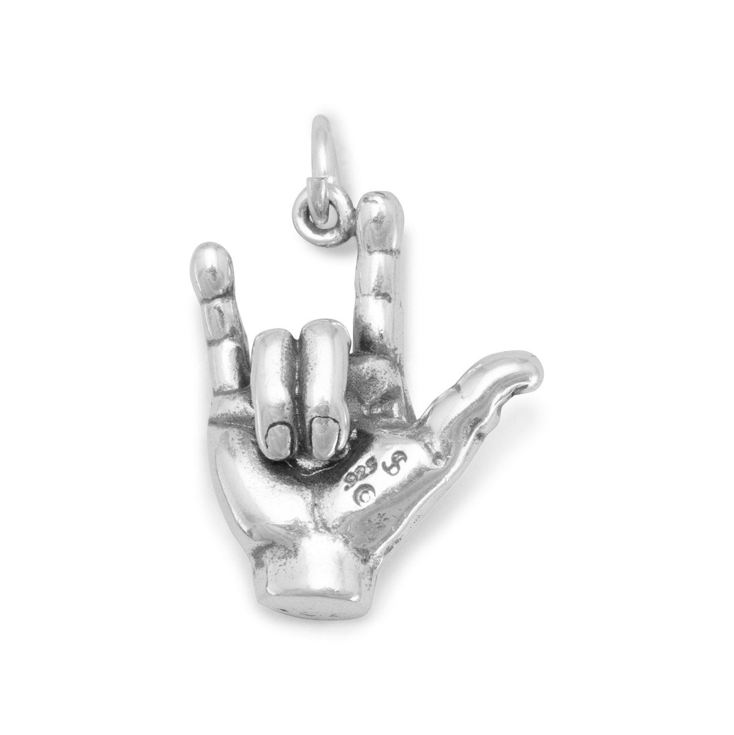 I Love You Hand Sign Charm