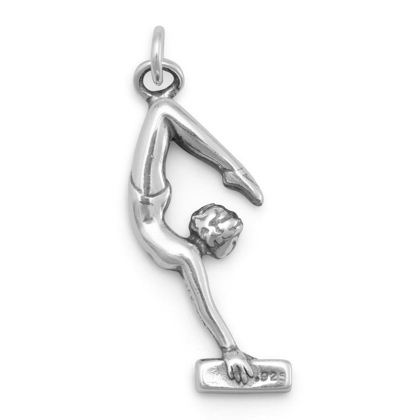 1" Girl Gymnastics Charm