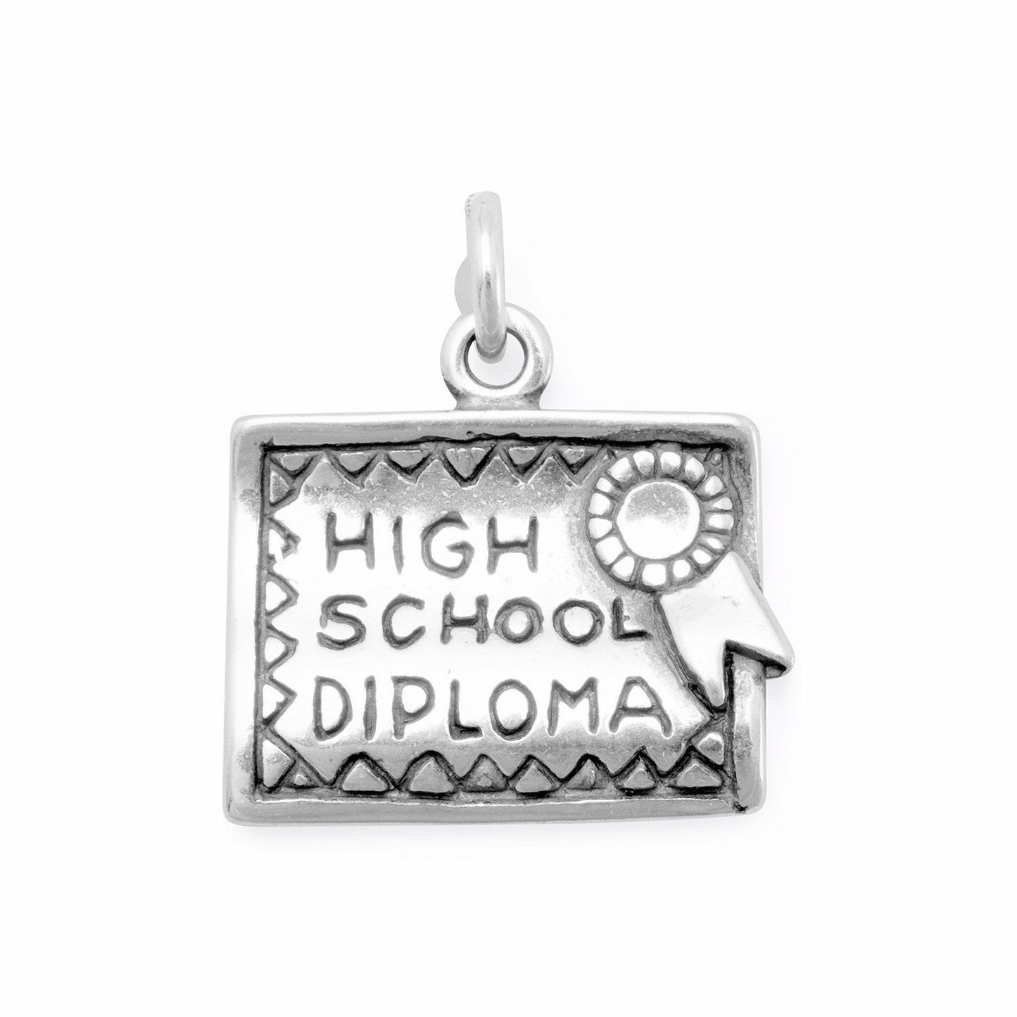 High School Diploma Charm