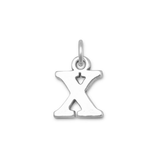 Greek Alphabet Letter Charm - Chi