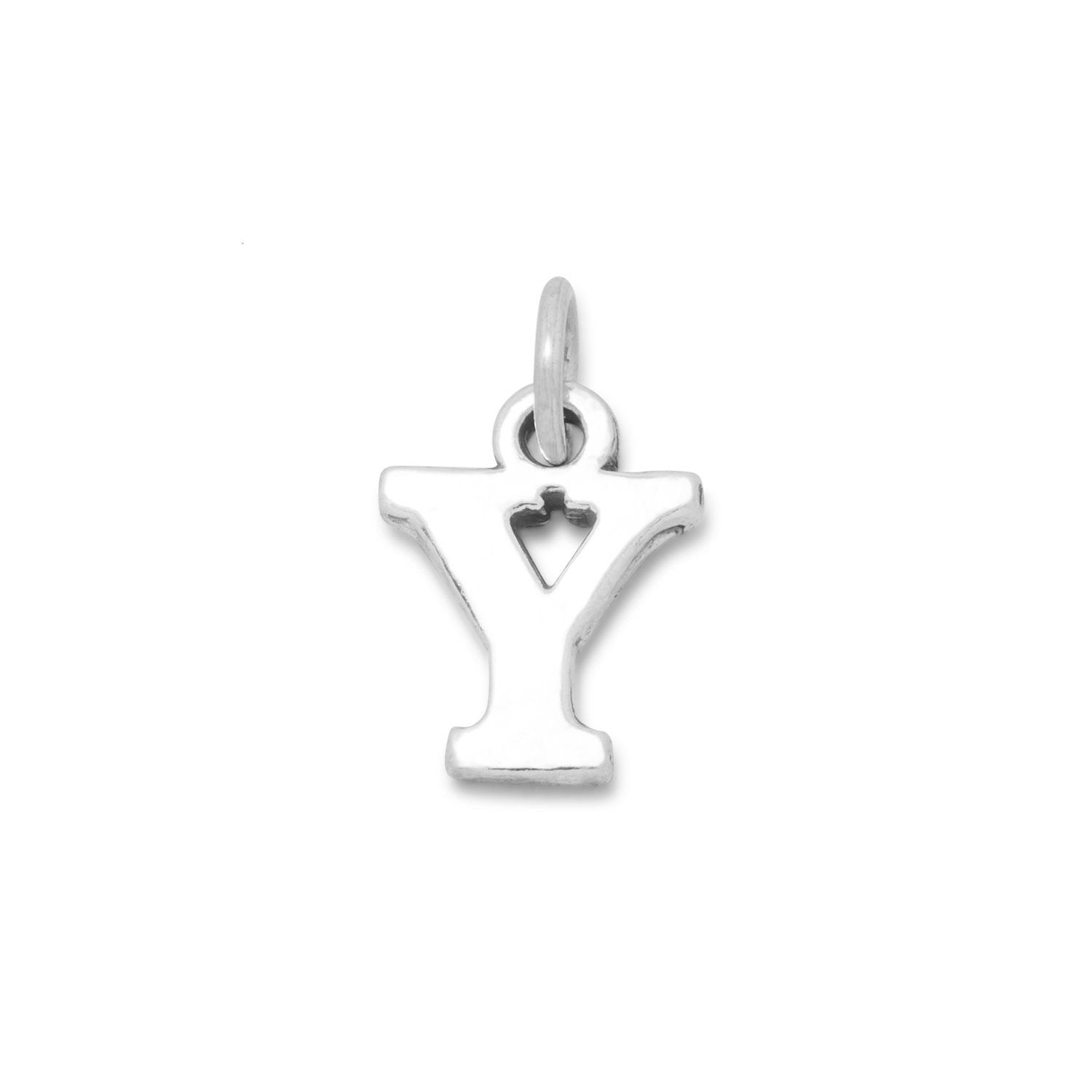 Oxidized "Y" Charm